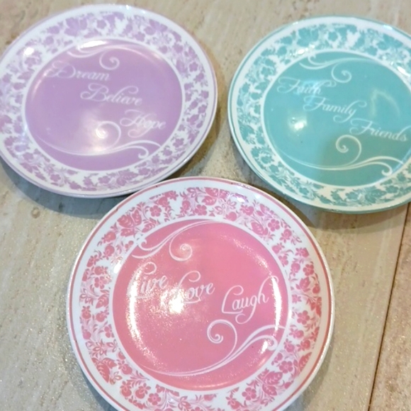 Other - Set of 3 Inspirational Trinket Trays